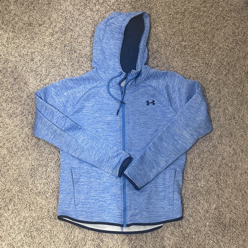 Under Armour Heathered Blue Hoodie